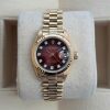 Rolex Lady-Datejust 26 Red Ombre Diamond Dial 69178G - 2