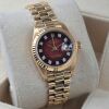 Rolex Lady-Datejust 26 Red Ombre Diamond Dial 69178G - 3