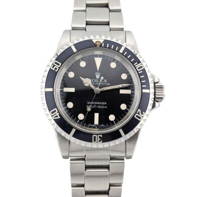 Rolex 5513 Vintage Submariner No Date MKII Maxi 40mm 1978