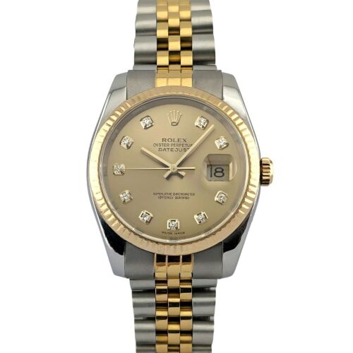 Rolex 116233 Datejust 36 Champagne Dial 36mm