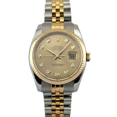 Rolex 116233 Datejust 36 Champagne Dial 36mm