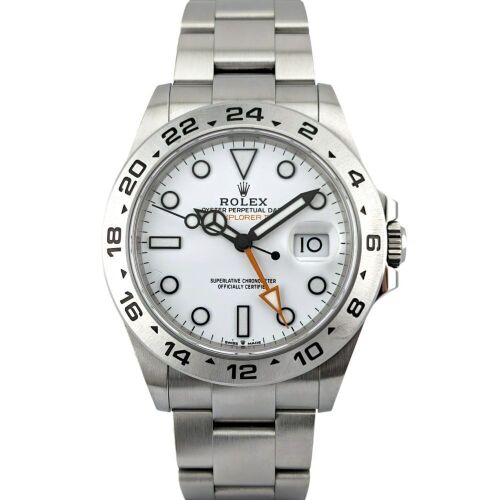 Rolex 226570 Explorer II Polar White 42mm Box & Papers