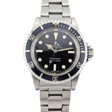 Rolex 5513 Vintage Submariner No Date MKII Maxi 40mm 1978