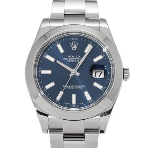 Rolex 116300 Datejust 2 Blue Dial 41mm Box & Papers