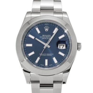 Rolex 116300 Datejust 2 Blue Dial 41mm Box & Papers
