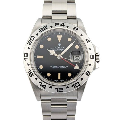 Rolex 16550 Explorer II Black Dial 40mm 1985