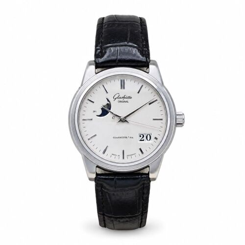 Glash&uuml;tte Original Senator Panorama Date Moon Phase