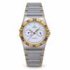 Omega Constellation Manhattan Day-Date 33 White Dial 396.1070