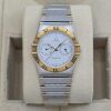 Omega Constellation Manhattan Day-Date 33 White Dial 396.1070 - 5