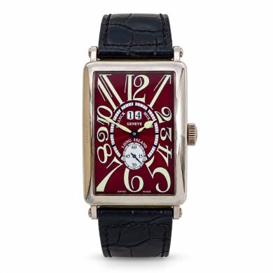 Franck Muller Long Island Grand Guiche White Gold