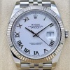 Rolex Datejust 41 White Romans 18K White Gold Ref 126334 2021 - 3