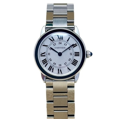 Cartier Ronde Solo De Cartier White Romans Ref W6701004 2021