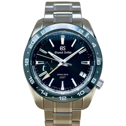 Grand Seiko GMT Spring Drive Sunburst Green Ref SBGE257 2021