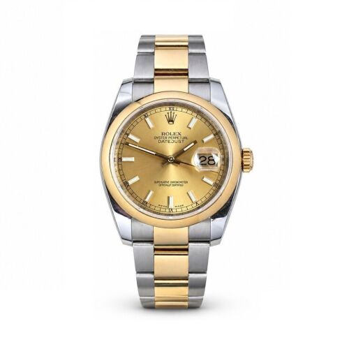 Rolex Datejust 36 Champagne Dial 116203 2014 BOX PAPER! EXCELLENT!