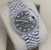Rolex Datejust 36 Rare Palm Motif Diamond Discontinued 126234 - 4