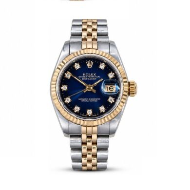 Rolex Lady-Datejust 26MM Blue Vignette Dial