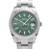 Rolex 126300 Datejust Mint Green Dial 41mm 2023 Box & Papers