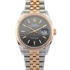 Rolex 126231 Datejust Two Tone Everose Gold Slate Dial Box & Papers