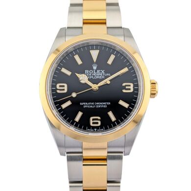 Rolex 124273 Explorer 36 Two Tone 36mm 2023 Box & Papers