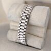 Rolex 69139 Lady-Datejust White Gold President Factory Diamond - 4