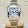Cartier Santos Medium White Romans 18K Yellow Gold Ref WSSA0016 2026 BRAND NEW!! - 4