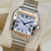 Cartier Santos Medium White Romans 18K Yellow Gold Ref WSSA0016 2026 BRAND NEW!! - 6