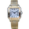 Cartier Santos Medium White Romans 18K Yellow Gold Ref WSSA0016 2026 BRAND NEW!!