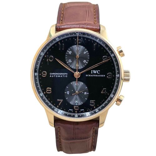 IWC Portuguese Rose Gold Chronograph Serviced