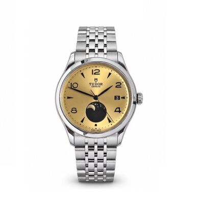 Tudor 1926 91560 Champagne Luna Moon Phase 39mm NEW