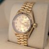 Rolex 69178G Lady-Datejust 18k Yellow Gold Diamond Dial 26mm 1990 Box & COA - 4