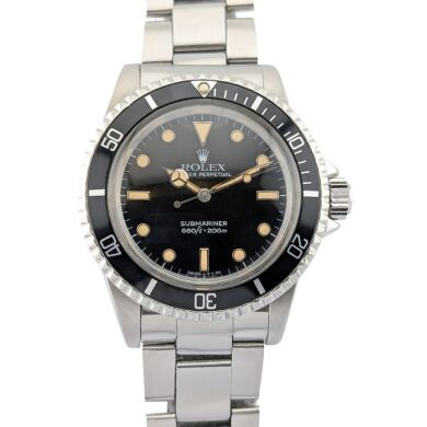 Rolex 5513 Vintage Submariner No Date 40mm