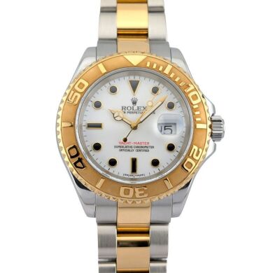 Rolex 16623 Yacht-Master Two Tone White & Onyx Dial 40mm