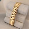 Rolex 69068G Lady-Datejust 18k Yellow Gold Factory Diamonds - 4