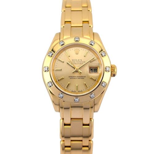 Rolex 80318 Pearlmaster Yellow Gold Diamond