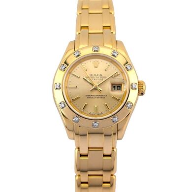 Rolex 80318 Pearlmaster Yellow Gold Diamond