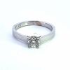 "Retailer Liquidation Brand New" 18k White Gold Dimond Ring Round Brilliant - 2