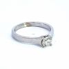 "Retailer Liquidation Brand New" 18k White Gold Dimond Ring Round Brilliant - 3