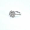 "Retailer Liquidation Brand New" 18 K White Gold Diamond ring - 3