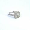 "Retailer Liquidation Brand New" 18 K White Gold Diamond ring - 4