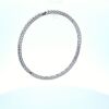 "Retailer Liquidation Brand New"18k white gold Diamond Bangle with 61 stones - 3