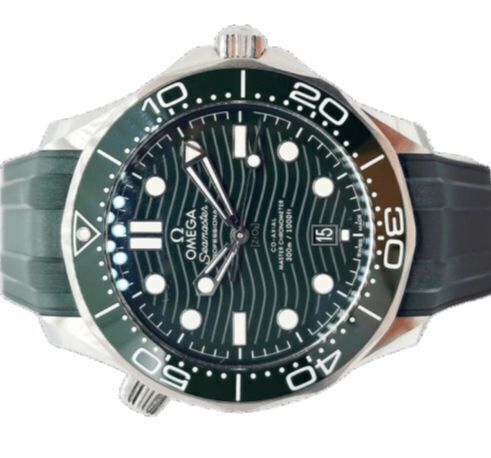 Omega Seamaster Diver 300M Green 2022 Box and Papers