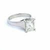 18K White Gold 3ct GIA Certificated Diamond Ring - 8