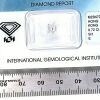 "Retailer Liquidation Brand New" 0.72ct Emerald Cut Diamond - 5