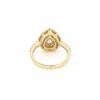 "Wholesaler Closing Down Must Be Sold" 14K Yellow Gold and Diamond, Pear Cut Double Halo Ring - 4