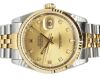 Rolex Datejust 36mm Two Tone 18K Yellow Gold S serial Diamond Dial 1993 Box and Papers