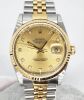 Rolex Datejust 36mm Two Tone 18K Yellow Gold S serial Diamond Dial 1993 Box and Papers - 2