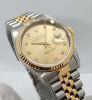 Rolex Datejust 36mm Two Tone 18K Yellow Gold S serial Diamond Dial 1993 Box and Papers - 3