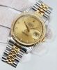 Rolex Datejust 36mm Two Tone 18K Yellow Gold S serial Diamond Dial 1993 Box and Papers - 5