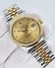 Rolex Datejust 36mm Two Tone 18K Yellow Gold S serial Diamond Dial 1993 Box and Papers - 7