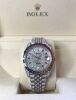 Rolex Datejust 41 mm Rainbow, Iced out Box and Papers - 13